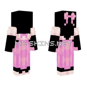 Cinderella Pink Outfit Minecraft skin