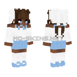 Cinnamoroll Black Girl Minecraft skin