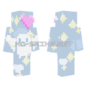 Cinnamoroll Pixel Art Minecraft skin