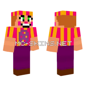 Circus Baby Skin Minecraft skin