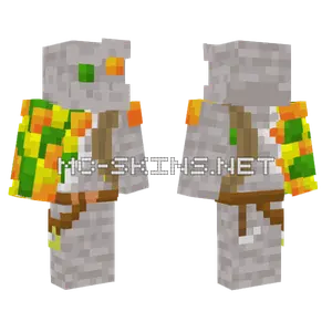 Citrine Golem Minecraft skin