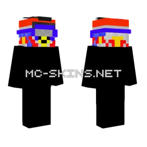 Cj Kask Czerwony V3 Minecraft skin