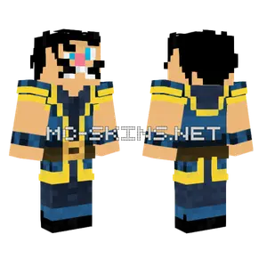 Clash Royale Electro Wizard Minecraft skin