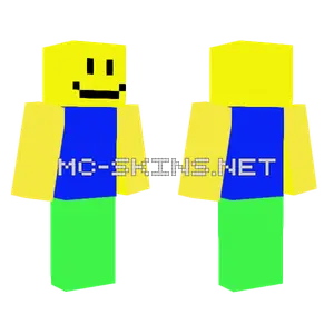 Classic Roblox Noob Minecraft skin