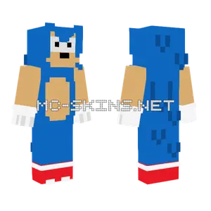 Classic Sonic Minecraft skin