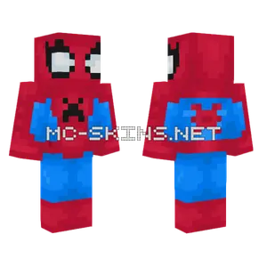 Classic Spider-Man Slight Adjustment Minecraft skin