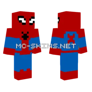 Classic Spiderman Minecraft skin