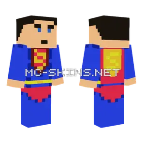 Classic Superman Minecraft skin