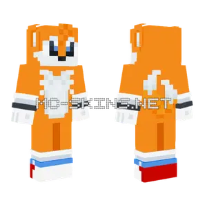 Classic Tails Minecraft skin