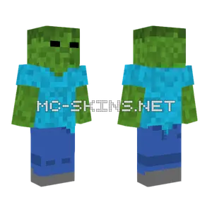 Classic Zombie 2.0 Minecraft skin