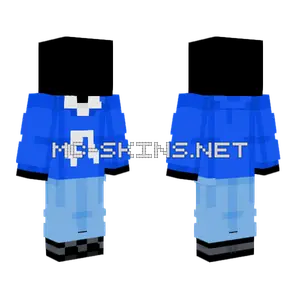 Classy Blue Sweater Outfit Rin Minecraft skin