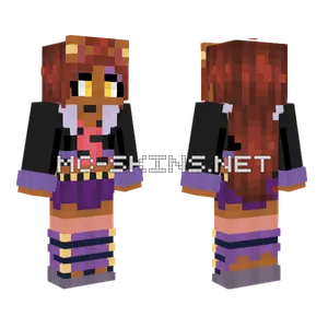 Clawdeen Wolf Monster High Minecraft skin