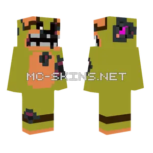 Clean Springtrap Minecraft skin