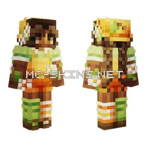 Clementine Summer Outfit Minecraft skin