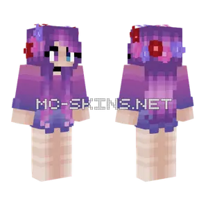 Cleora Spring Flower Crown Minecraft skin