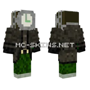 Clock Guy Minecraft skin