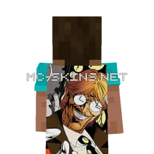 Clock King cape, outside and lining