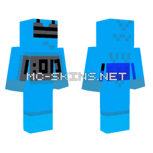 Clock Sonic OC Minecraft skin
