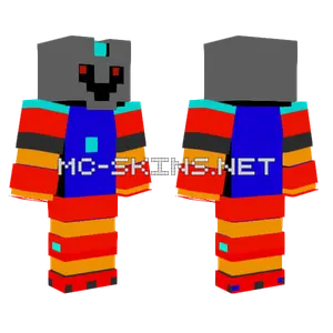 Clone Drone Spear Bot Fire Minecraft skin