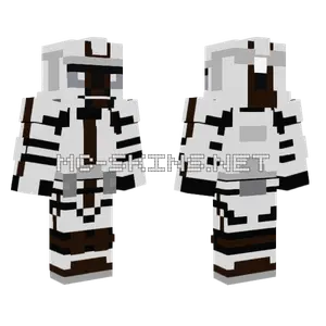Clone Trooper 256 Minecraft skin