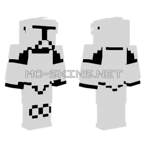 Clone Trooper Armor Minecraft skin