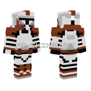 Clone Trooper Jaz Minecraft skin