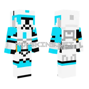 Clone Trooper Penguin Sus Minecraft skin