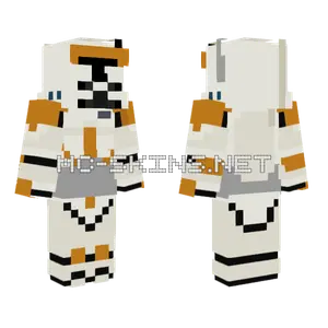 Clone Wars Commander Cody Minecraft skin