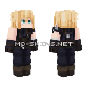 Cloud Strife Minecraft skin