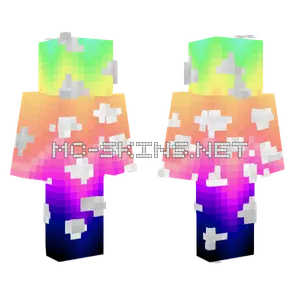Cloudy Day Night Minecraft skin