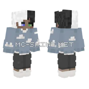 Cloudy Levi Minecraft skin