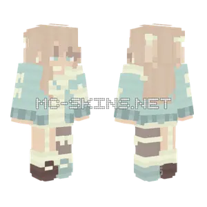 Cloudy Mints RCE Minecraft skin