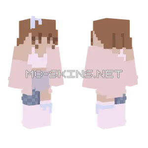 Cloudy Pastel Unshaded Minecraft skin