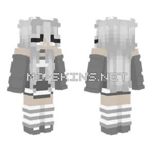 Cloudy Skies Girl Minecraft skin