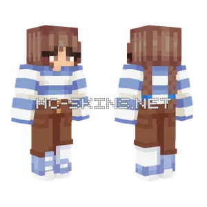 Cloudy Stripes RCE Minecraft skin