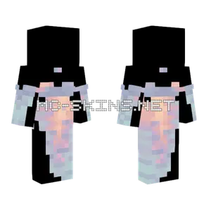Cloudy Sunset Base Original Minecraft skin