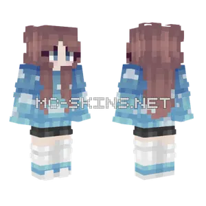 Cloudy Sweater Girl Minecraft skin