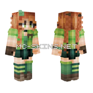 Clover Girl Minecraft skin