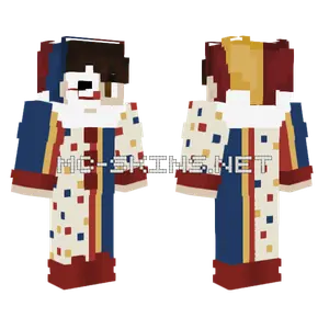 Clown Ghavin Minecraft skin