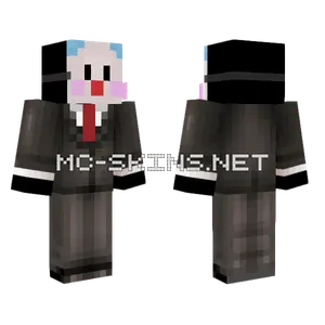 Clown Suit With Tie Minecraft skin