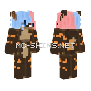 Cocoa The Female Tigershark Minecraft skin
