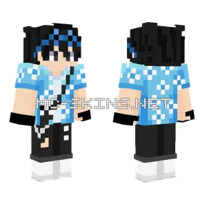 Cocouchi Blue Outfit Minecraft skin
