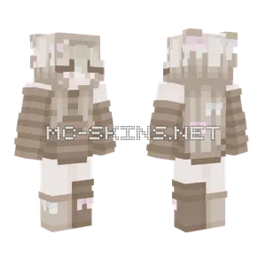 Coffee Cream Skin Minecraft skin