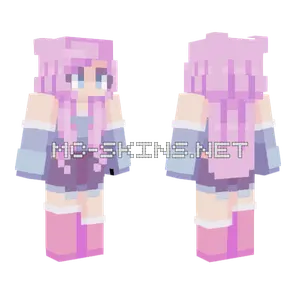Cold Love Girl Minecraft skin