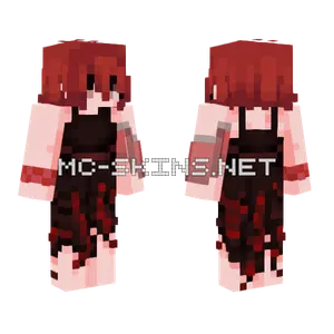 Cold Red Minecraft skin