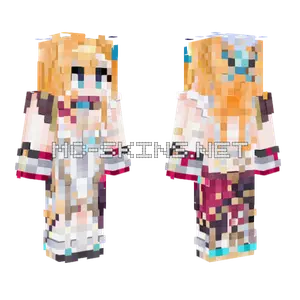 Color Accurate Genshin Impact Minecraft skin