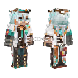 Color Accurate Ifa Genshin Impact Minecraft skin