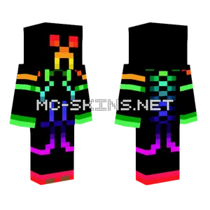 Color Creeper Minecraft skin