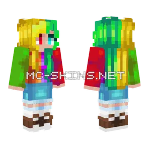 Color Explosion Minecraft skin