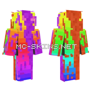 Color Explosion Skin Minecraft skin